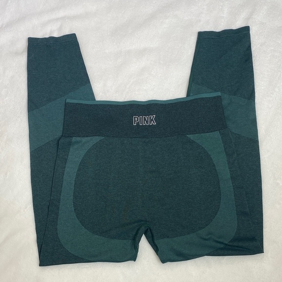 PINK Victoria's Secret Dark Teal Leggings - Picture 1 of 4